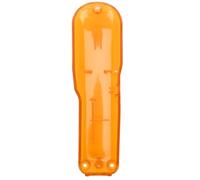 Sorandy Housse de Tondeuse à Cheveux, Coque de Remplacement élégante pour Tondeuse 8148 8591, Matériau PC Ergonomique et Confortable et Look à la Mode (orange transparent)