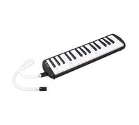 Sorandy Instrument à Vent Portable Mélodica 32 Touches pour Débutants, éducation Musicale avec Sac et Tissu pour Amateurs de Musique, Bleu (Noir supérieur : 84661 3K000HZ, 84661 3K000 HZ,)