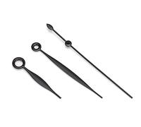 Sorandy Jeu d'Aiguilles de Montre T41, Aiguilles de Rechange de qualité Supérieure pour Les Heures, Les Minutes et Les Secondes, Aiguilles de Montre Noires Argentées, Idéales pour Les (Black)