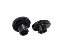 Sorandy Jeu de Retenue D'arbre à Cordes 5mm 7.8mm, Remplacements Durables en Alliage Cuivre-zinc pour Guitare électrique 2 Pièces (BLACK)