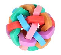 Sorandy Jouet pour Chiot et Chien, Boule de Cloche Interactive Douce et Colorée pour L'entraînement et la Récréation, Matériau TPR (Grande Taille)