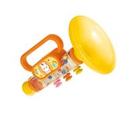Sorandy Jouet Trompette pour bébé aux Couleurs Vives, Mini Trompette de Fabrication Exquise pour Les Enfants, Jouable, Finition Arrondie (Yellow)