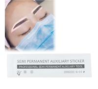 Sorandy Kit D'autocollants Auxiliaires Semi-permanents Jetables Professionnels pour Tatoueurs de Sourcils, 6 Pièces en Silicone PVC pour une Mise en Forme et un Positionnement Précis