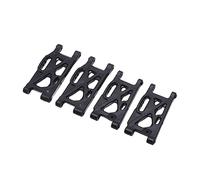 Sorandy Kit de Bras de Suspension RC Ensemble de Bras Oscillant Avant et Arrière en Plastique Noir Durable pour 144001 144002 124019 124018 pour Les Amateurs de Voitures Télécommandées