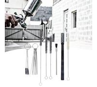 Sorandy Kit de Nettoyage Accessoire de Matériel Portable pour Outils de Pulvérisation, Ensemble de 21 Pièces Nettoyant de Buse Durable pour Pièces D'aérographe, Outil à Main Pratique pour équipement