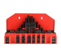 Sorandy Kit de Pinces à Fente en T, 58 Pièces, Plaque de Presse Combinée Durable et Robuste pour Tour, Fraiseuses CNC, Idéal pour les Machinistes