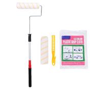 Sorandy Kit de Rouleau de Peinture 4pcs, Rouleau Extensible de 9 Pouces avec Poignée de Poignée Ergonomique, Kit de Roue de Chariot de Peinture à Hauteur Réglable Portable pour Plafonds