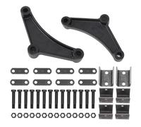 Sorandy Kit de Support D'essieu de Remorque pour Ressorts à Double œil de | Capacité de charge élevée, acier galvanisé, installation facile, performances stables, convient aux essieux de 3 500 à 7