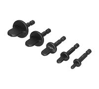 Sorandy Kit d'évasement de Foret, Outil de Swagging 5 Pièces, Tige Hexagonale de 5 Tailles pour Extenseur de Tube en Cuivre avec Outil d'installation AC en Acier au Chrome-molybdène