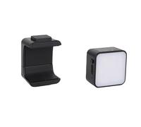 Sorandy LED Video Light pour Action Camera Vlog Photographie | Lampe de remplissage rechargeable de type C à luminosité réglable, 2 500 K à 6 000 K, grand angle 120°, CRI 95 élevé