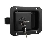 Sorandy Loquet de Porte à Palette de Remorque, Poignée élégante et Durable avec Clés pour Camions et Camping-cars 120x92mm