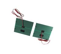 Sorandy Lot de 2 Panneaux Solaires en Polysilicium Résistant à la Neige et au Vent, Module D'alimentation 500 MA à Faible Effet de Lumière, Kit de Bricolage pour Lampe de Poche Solaire, 13 X 15 Cm,