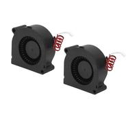 Sorandy Lot de 2 Ventilateurs de Refroidissement 24 V, Ventilateur à Double Roulement à Billes 5020, Ventilateur de Dissipateur de Chaleur avec Plusieurs Feuilles et Déflecteur avancé, Idéal pour