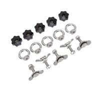 Sorandy M8x35mm en Acier Inoxydable Kit DE Ciel vers le Bas pour le Rail DE Piste L, L PROCHEMENT DOUGE PRUM FILDED PLAGES DE NOTS, 1800lbs DE Travail DE Travail pour Lit DE Camion, Remorque,