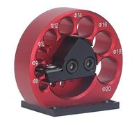 Sorandy Machine à Chevilles, Corps en Alliage D'aluminium de Haute Précision, Lame en Carbure, Plaque de Coupe Ronde pour le Travail du Bois, Coupe-goujon de 8 à 20 Mm pour les Menuisiers