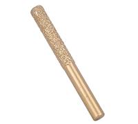 Sorandy Mèches de Routeur en Diamant Brasées à L'or pour la Coupe des Bords de Marbre et de Pierre de Quartz, Mèches de 6.35x5x65mm pour Machine à Bordurer la Pierre (6.35*7*65mm)