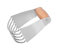 Sorandy Mélangeur de Pâte en Acier Inoxydable, pâtisserie Professionnel avec Lames Robustes pour Fournitures de Cuisson (Couleur du bois)