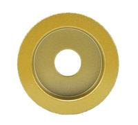 Sorandy Meule Diamantée Brasée de 3 Pouces pour Pierre, Meule de Bordure Manuelle à Profil Durable pour Carrelage, pour Carrelage ou Marbre, 1 X Diamantée