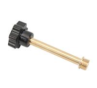 Sorandy Meuleuse à Piston de Trompette pour Trompettistes, Outil Compact |Nettoyage Efficace du Piston, Construction en Métal Solide, Tige Heptagonale pour l'entretien du Laiton, doré