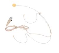 Sorandy Microphone à Oreillette Unique, Micro Omnidirectionnel Puissant à Haute sensibilité avec Câble tressé de 46,45 Pouces, Idéal pour Les Présentateurs de Culte sur Scène, Les Diffuseurs, Les