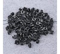 Sorandy Mini Interrupteur Micro Tactile à Bouton-poussoir, 100 Pièces, Auto-réinitialisation pour Circuit imprimé 6x6x4.3mm