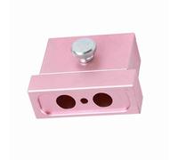 Sorandy Moule à Rouge à Lèvres DIY, Outil de Fabrication de Baume à Lèvres en Alliage d'aluminium avec 2, 4, 6 Cavités, Double Usage en or Rose, Idéal pour Fabriquer du Rouge à Monochrome