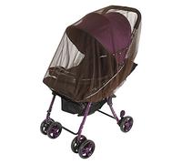 Sorandy Moustiquaire pour Poussette de bébé, Couverture en Maille de Protection Douce et Respirante pour Nourrissons, Blanc/Rose/Bleu/Violet/café (Café)