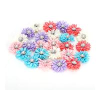Sorandy Nœuds en Forme de Fleurs pour Poils d'animaux, 25 Pièces, Petite Décoration Tendance, Accessoires en Caoutchouc, Idéal pour Les Chiens, Les Chats, Les Petits Animaux et Les Fêtes de Mariage