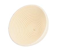 Sorandy Panier de Fermentation de Pain Lavable, Conception en Plastique Innovante pour la Cuisson du Levain et du Pain D'essai - Outil de Cuisine Idéal pour les Boulangers Amateurs (Rond blanc cassé