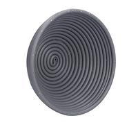 Sorandy Panier de Fermentation de Pain Lavable, Conception en Plastique Innovante pour la Cuisson du Levain et du Pain D'essai - Outil de Cuisine Idéal pour les Boulangers Amateurs (Gris foncé rond