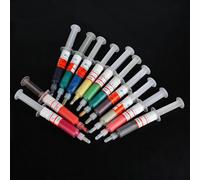 Sorandy Pâte Composée de Polissage de Sable de Diamant de Cire de Résine Respectueuse de L'environnement Forte Force de Coupe pour le Kit de 12 Pièces en Métal de Bijoux de Jade avec Boîte de