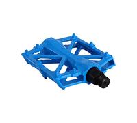 Sorandy Pédales de Vélo en Aluminium avec Conception Antidérapante pour la Course sur Route et Le Cyclisme Récréatif-Couleurs Vives, Légères 1 Paire (Blue)