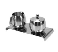 Sorandy Pichet à Lait 300 Ml en Acier Inoxydable 304 pour Latte Art | Bol à Sucre, Plateau de Service, Acier Inoxydable Résistant à la Rouille, Cuisine, Station à café, Accessoire pour Art latte.