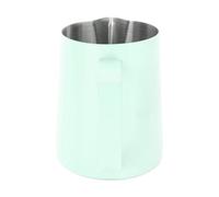 Sorandy Pichet à Mousse de Lait, Tasse à Mousseur en Acier Inoxydable 304 de 600 Ml, Pichet à Bec Pointu avec échelle de Mesure, Idéal pour le Latte Art, le Cappuccino et le thé au Lait (GREEN)