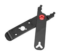 Sorandy Pince à Chaîne de Vélo Légère et Compacte, Outil Multifonction 4 en 1 pour L'entretien du Vélo, Alliage D'aluminium pour Cyclistes (BLACK)