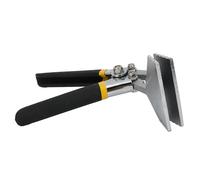 Sorandy Pince à Coudre en Métal, Poignée Confortable, Outil de Pliage à Double Trempage pour le Traitement des Métaux, Pince Droite en Acier 45# pour Atelier à Domicile (Courbé)