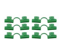 Sorandy Pinces de Serre à Double Tête de 50pcs, Cerceaux de Serre sans Glissement en Plastique PE, Ombrage Clips de Cadre de Support de la Tige de File d'Ombrage pour Fixer la Teinte de de Tube de