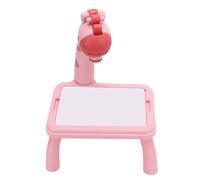 Sorandy Planche à Dessin de Projection pour Enfants, Jouet éducatif Portable, Améliore la capacité de Pensée Logique, Cadeau Parfait pour Les Enfants, en Plastique (Petite boîte de Couleur Rose)