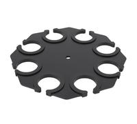 Sorandy Porte-microphone Multi-micro, 8 Machines à Sous Mic Organizer Stand pour les Micros Câblés et sans Fil, Affichage Multiple avec Manches de Protection en Plastique