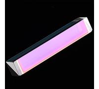 Sorandy Prisme en Verre Optique de Haute qualité, Enseignement de la Physique K9 pour Enfants, Cadeau ou Décoration, équipement de Cours de Sciences pour Les écoliers (15 * 15 * 87)