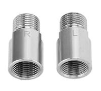 Sorandy Rallonges de Pédale de Vélo, Compatibles avec Le Filetage de Pédale Standard de 9/16 Pouces |Extension de 20 Mm pour Soulager Le Genou, Entretoises Ergonomiques en Acier chromé et Molybdène