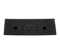 Sorandy Rampe de Bordure en Plastique, Rampe de Pente Portative pour Quai de Chargement D'allée de Voiture, Matériau Antidérapant Robuste, 19,3x8,6x2,0 Pouces (Black)