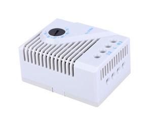 Sorandy Régulateur d'humidité Mécanique pour Armoires électriques, 67 X | 12 V à 250 V, montage sur rail DIN 35 mm, IP20, boîtier PC, 100 000 cycles