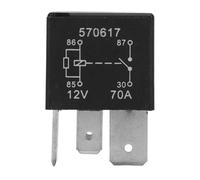 Sorandy Relais de Compresseur de Pompe EAS LR023964 YWB500220 12W 70A pour Range adapté pour Rover Sport L322 2006-2013, Remplacement Direct, ABS + Métal