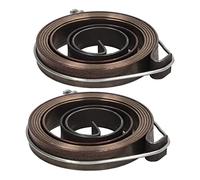 Sorandy Ressort Hélicoïdal de Retour D'alimentation en Plumes, Plaque Chromée, Robuste et Stable, pour Perceuse D'établi, Ressort de Presse, 2 Pièces en Acier à pour Perceuses de Table