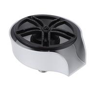 Sorandy Rinceuse de Verre Automatique en Acier Inoxydable avec Corps en ABS, Nettoyage Rapide à 2 Fils G1, Résistant à la Rouille, pour évier de Cuisine, Maison, Bar, café (SILVER)