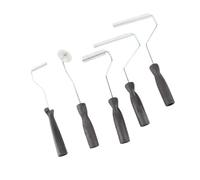 Sorandy Rouleau de Plastification en Fibre de Verre, 5 Pièces, Outil à Bulles, Tête en Aluminium, Rouleau à Bulles de Plastification en Résine de Fibre de Verre pour Baignoire, Douche, Réparation de