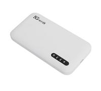 Sorandy Routeur Hotspot Mobile WiFi 5G Résistant à l'eau Longue Durée de Vie de la Batterie Emplacement pour Carte SIM Hotspot WiFi Portable pour Le Camping en Plein Air Blanc