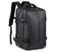 Sorandy Sac à dos de Voyage Sous Vide, Verrouillage Antivol Grande Capacité de 36 à 55 L Extensible Compression Sac à dos Sous Vide avec Pompe pour Voyages D'affaires