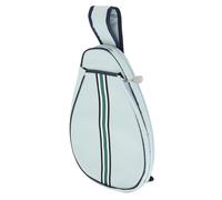 Sorandy Sac de Tennis, Sac en Toile à épreuves à Gratter avec Bandoulière Réglable, à écharpe Croisée pour équipement Sportif de Badminton de Tennis (Blue)